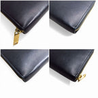Saint Laurent Paris Cassandra Wallet Round Zip Logo Black — view 4