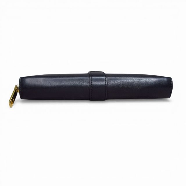 Saint Laurent Paris Cassandra Wallet Round Zip Logo Black — view 3