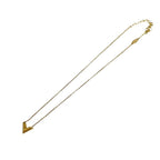 Louis Vuitton Necklace Essential Logo Pendant Gold — view 3