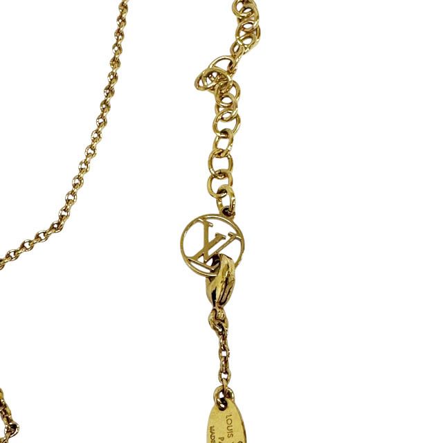Louis Vuitton Necklace Essential Logo Pendant Gold — view 4