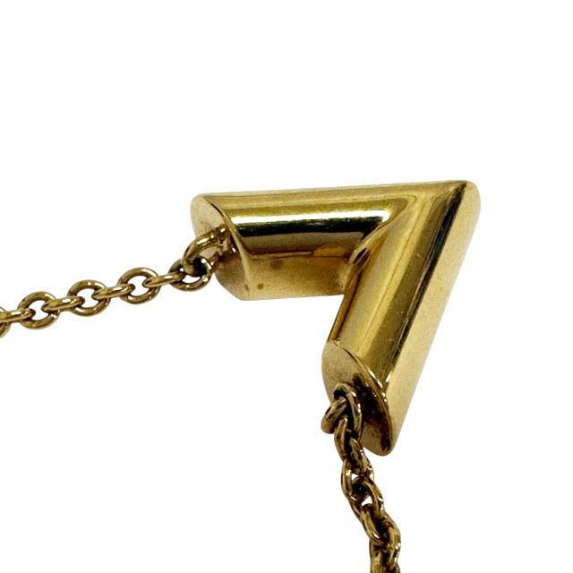 Louis Vuitton Necklace Essential Logo Pendant Gold — view 5