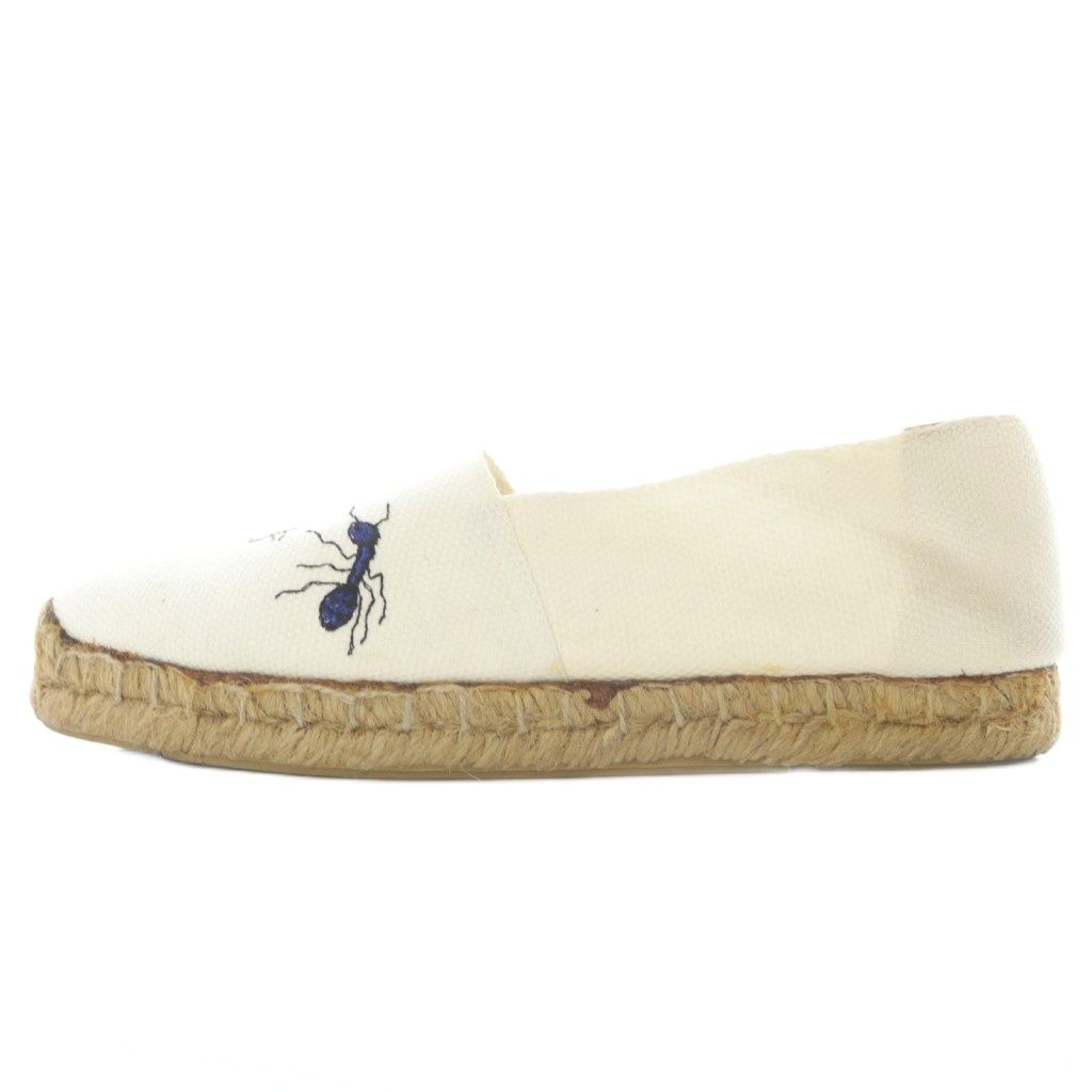 Hermes Flat Shoes Espadrilles White 35 — view 2