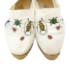 Hermes Flat Shoes Espadrilles White 35 — view 4