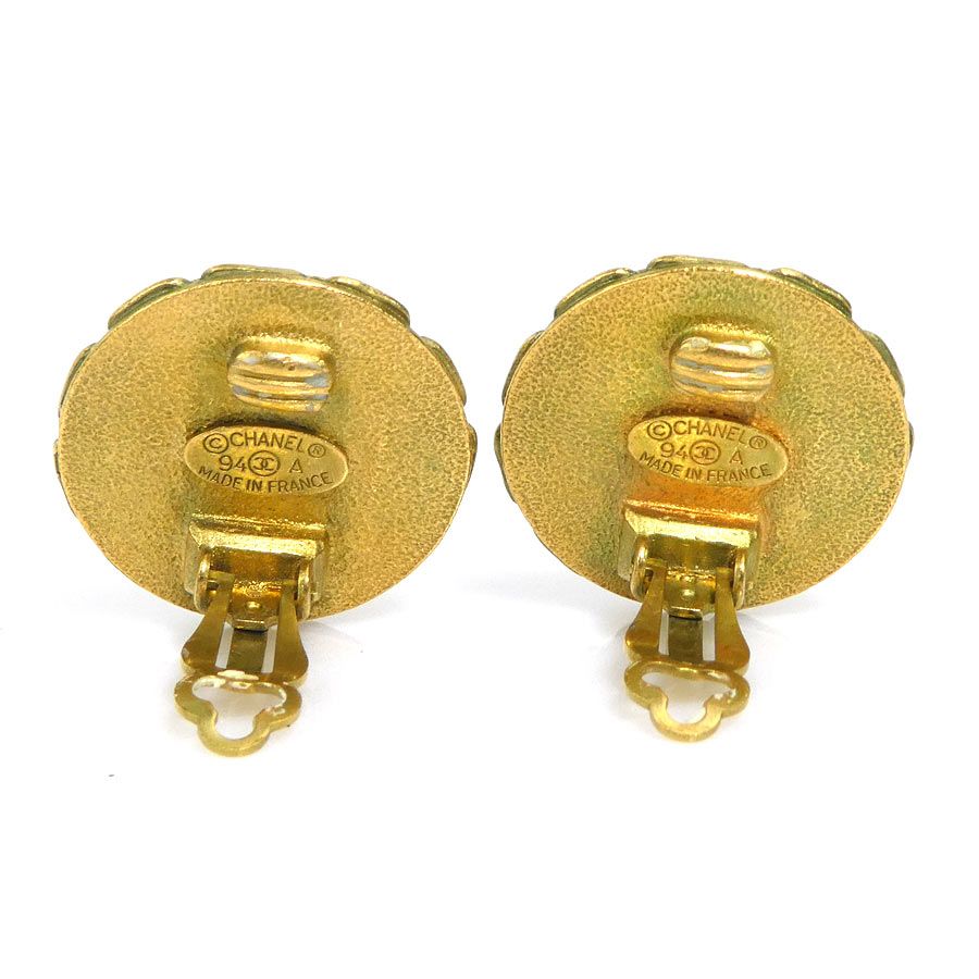 Chanel Earrings CC Logo — view 4