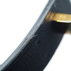 Hermes Asdoucle Bracelet Leather Black Gold T2 — view 7