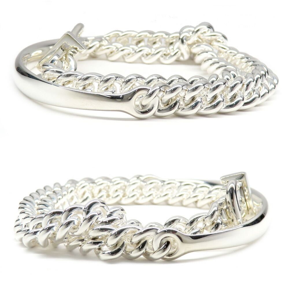 Hermes Bracelet Boucle Series Inflexible PM 16 Silver — view 2