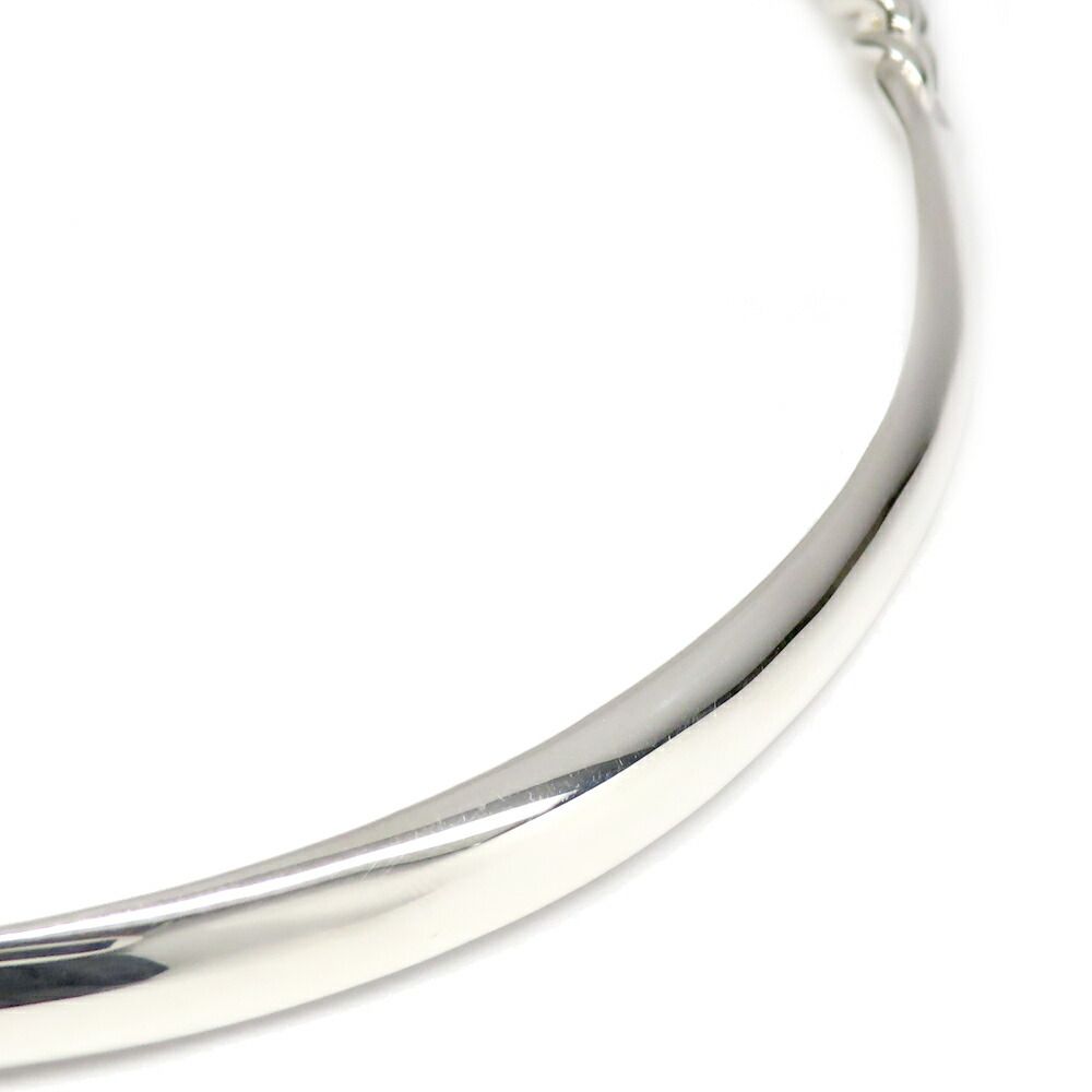 Hermes Necklace Boucle Series Inflexible PM 40 Silver — view 6