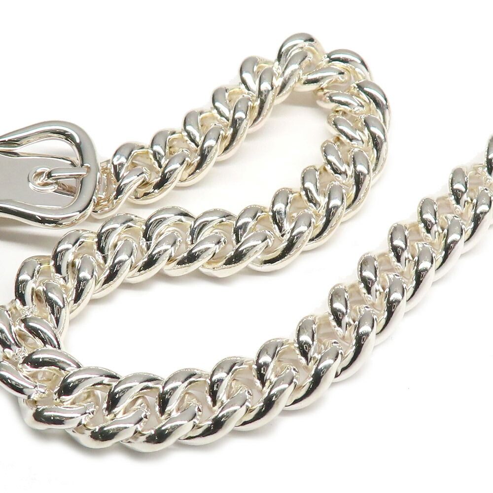Hermes Necklace Boucle Series Inflexible PM 40 Silver — view 7