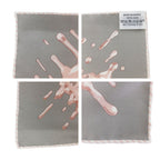 Hermes Carre 45 Gavroche Gray Pink Peinture Fraiche Freshly Painted Scarf — view 8