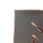 Hermes Carre 45 Gavroche Gray Pink Peinture Fraiche Freshly Painted Scarf — view 2