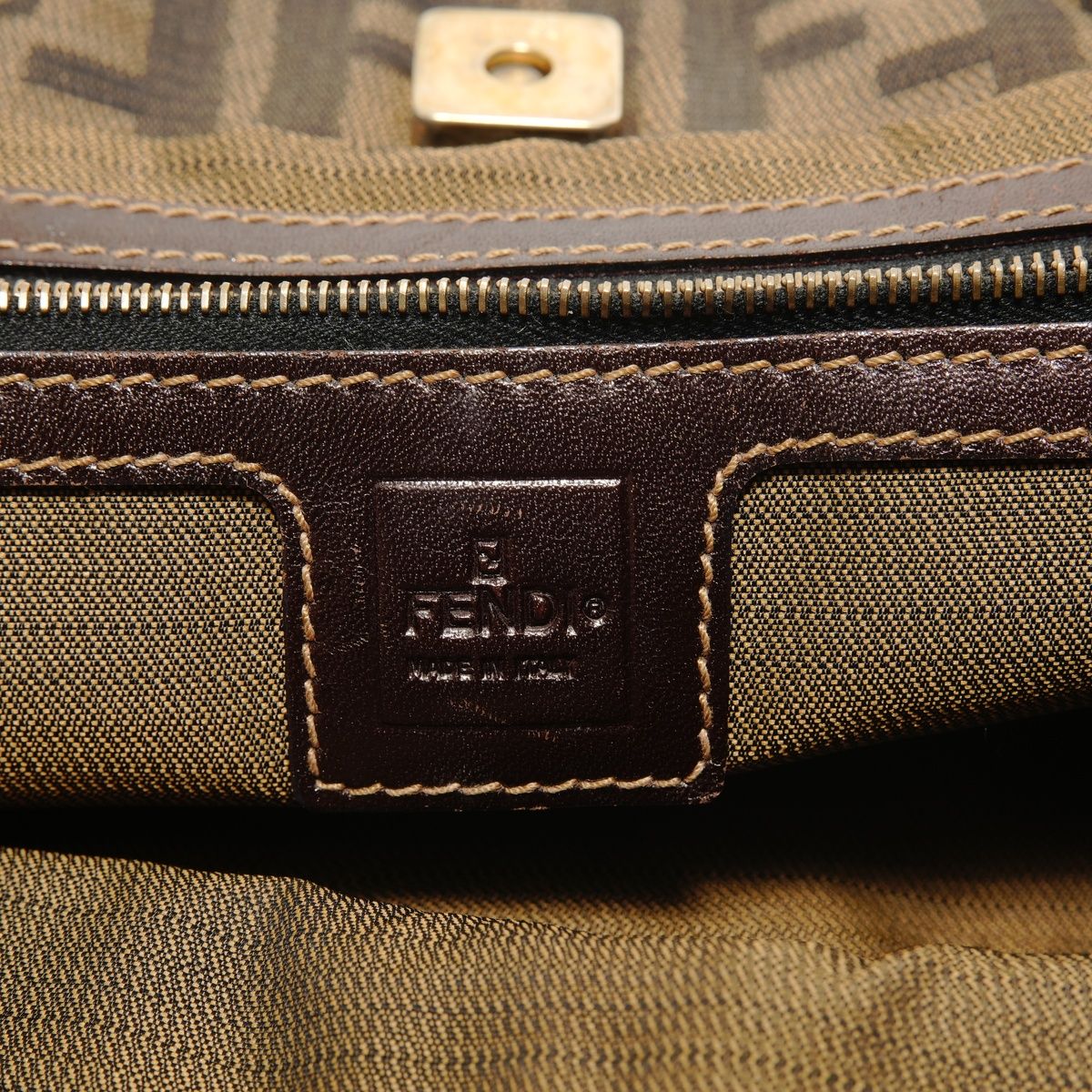 Fendi Handbag Zucca Canvas — view 9