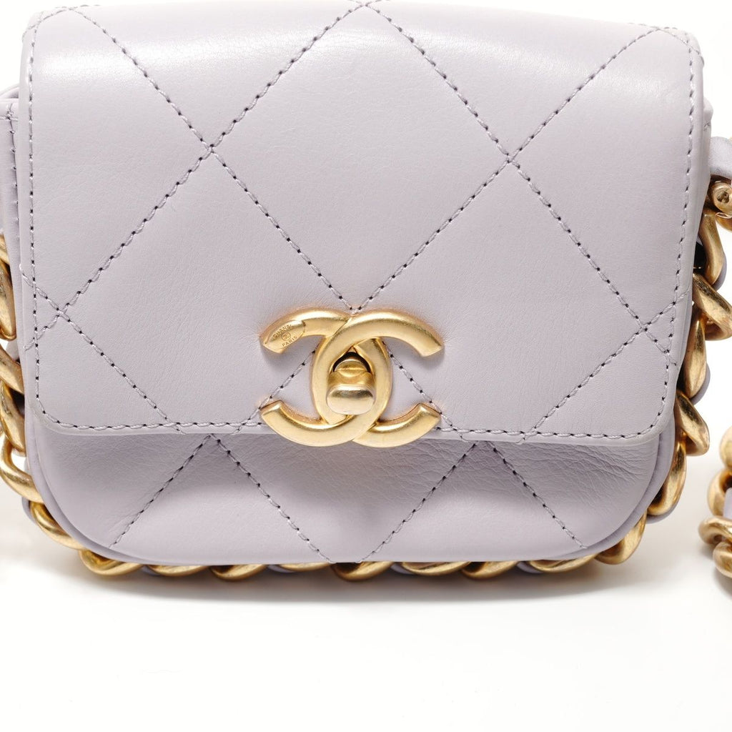 Chanel Shoulder Bag Mini Quilted Chain — view 8