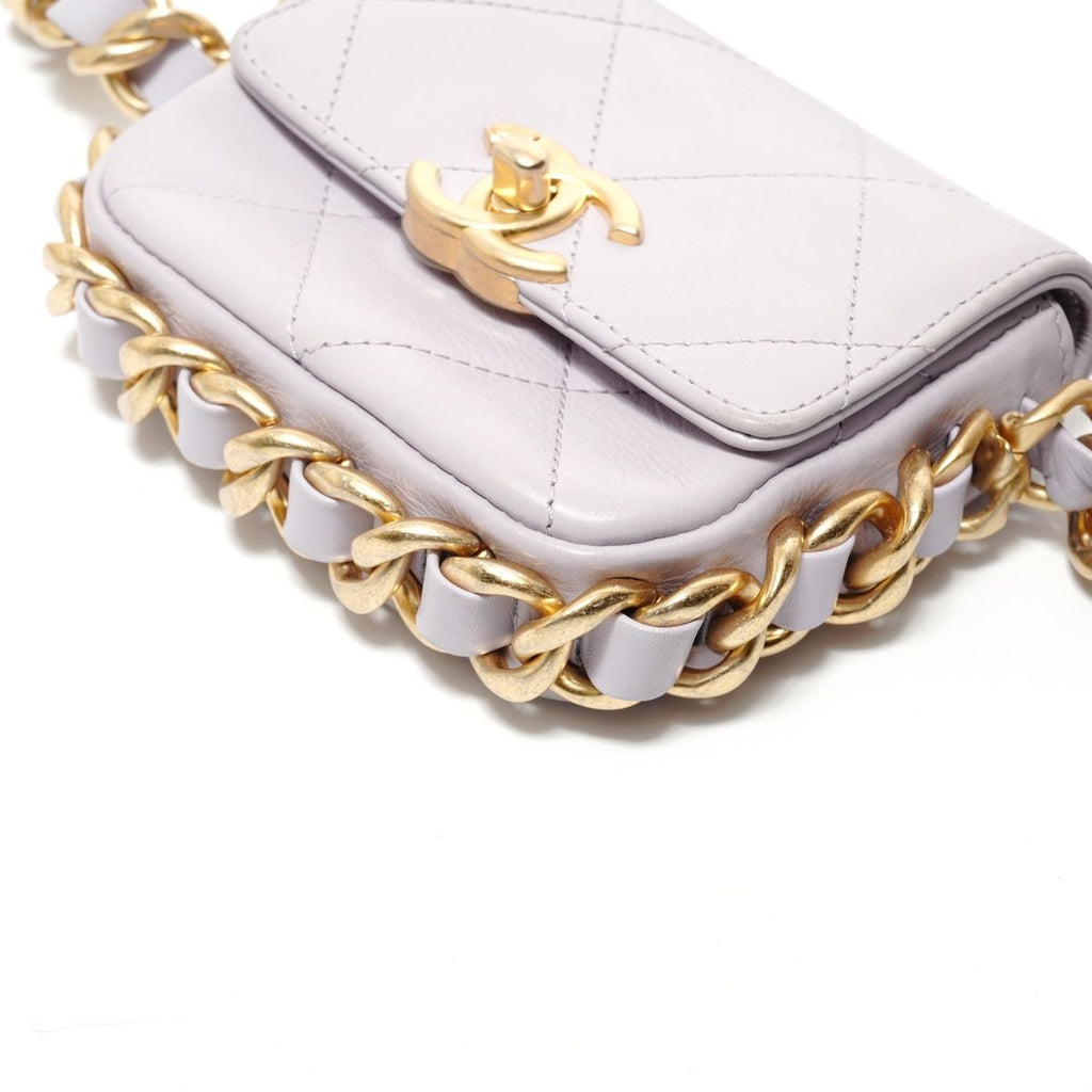 Chanel Shoulder Bag Mini Quilted Chain — view 6