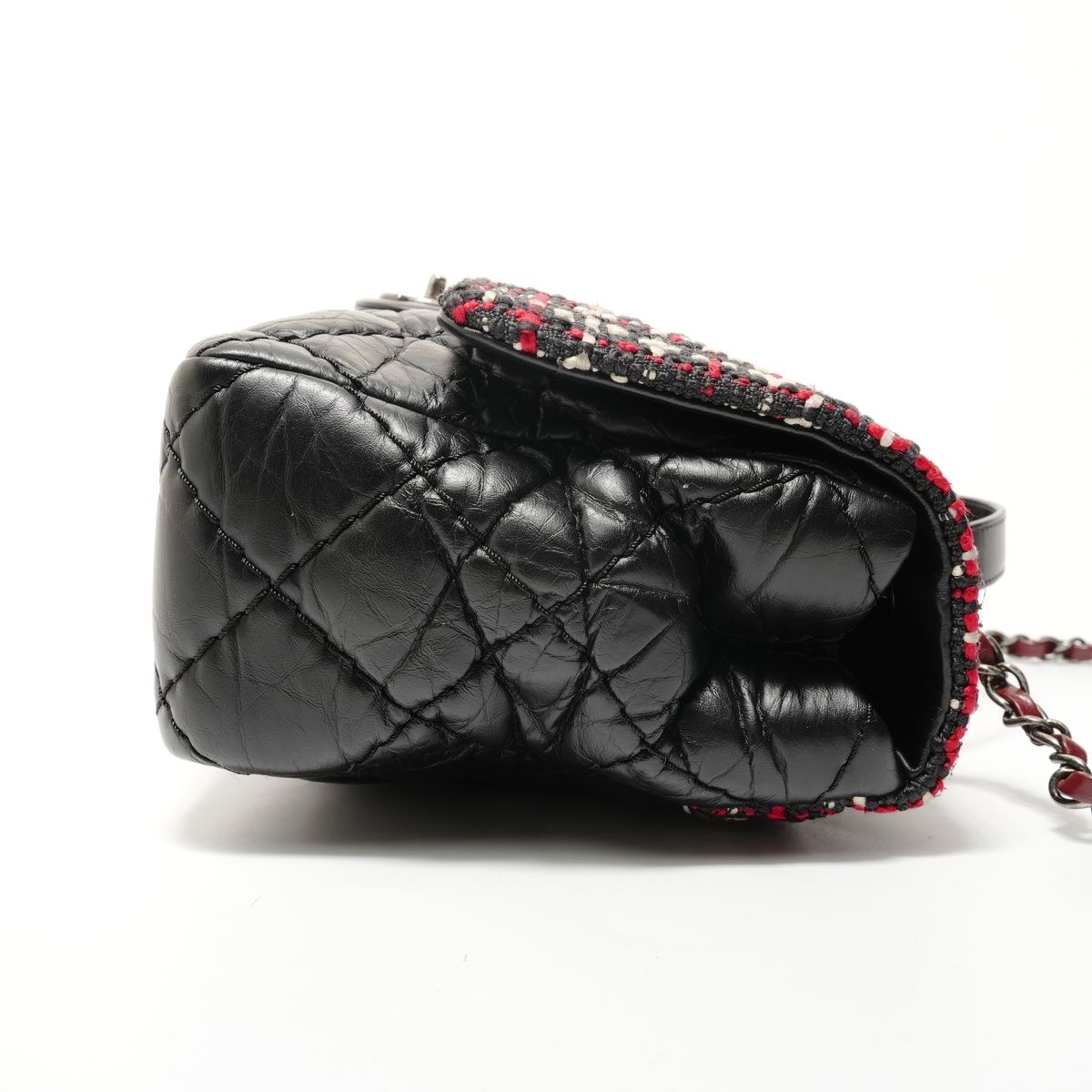 Chanel Shoulder Bag Quilted Tweed 2-Way — view 4