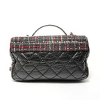 Chanel Shoulder Bag Quilted Tweed 2-Way — view 2