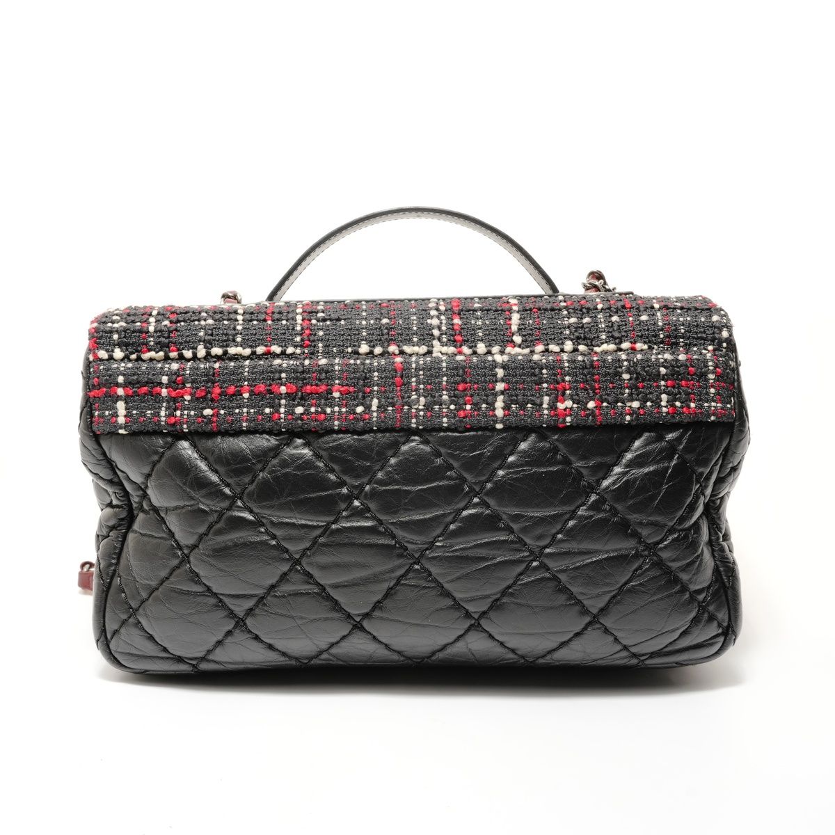 Chanel Shoulder Bag Quilted Tweed 2-Way — view 2