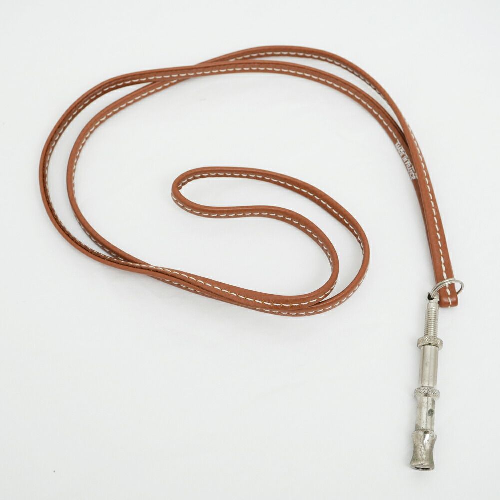 Hermes Chiffre Whistle Necklace Gold Silver — view 2