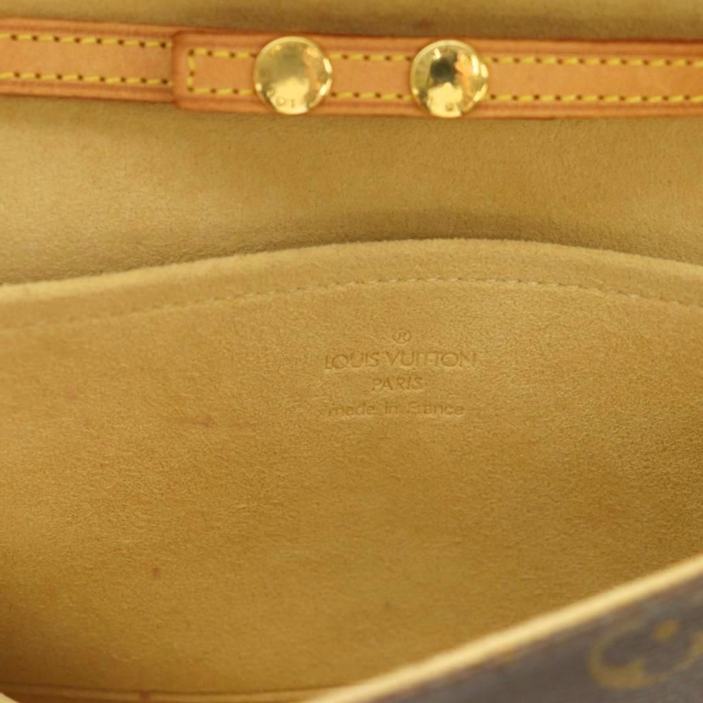 Louis Vuitton Pochette Twin GM Shoulder Bag Flap Monogram Pattern Brown — view 7