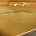 Louis Vuitton Pochette Twin GM Shoulder Bag Flap Monogram Pattern Brown — view 7