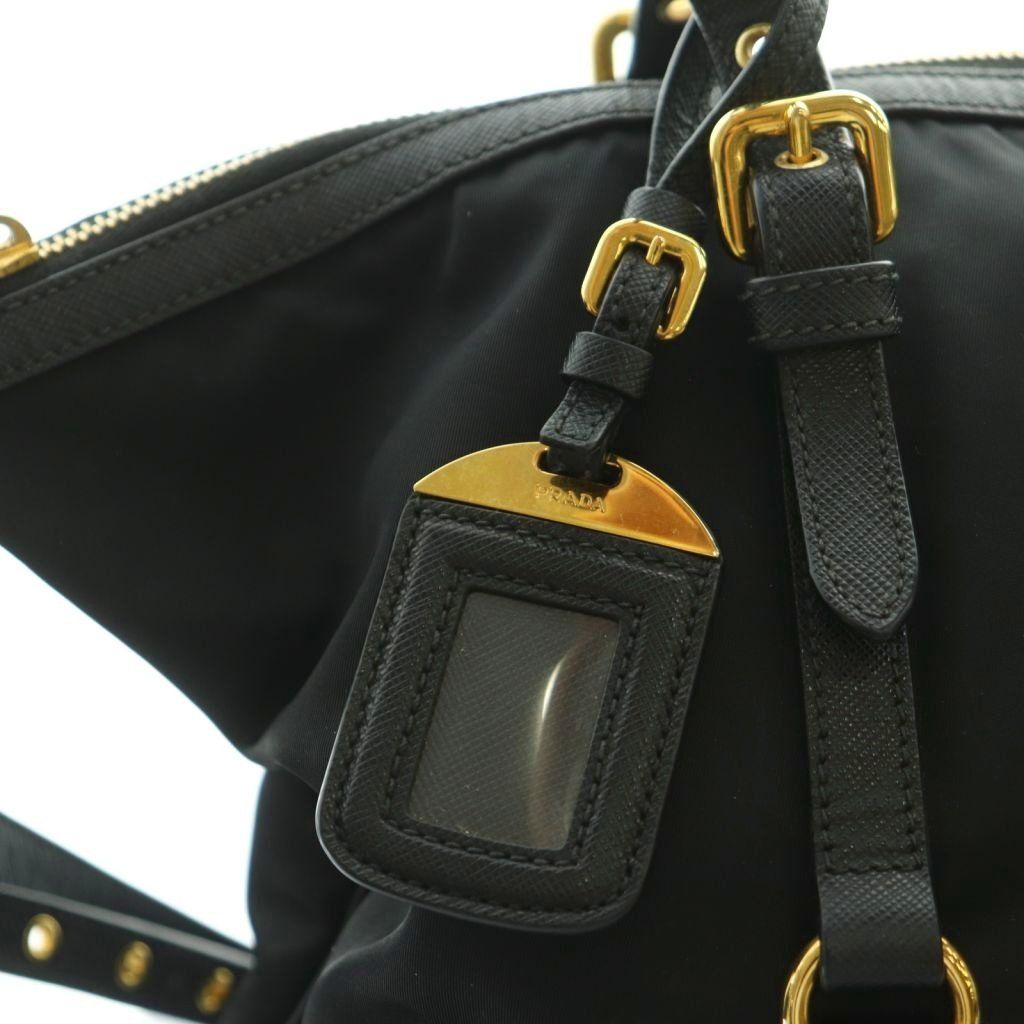 Prada 2-Way Tote Shoulder Bag Black — view 7