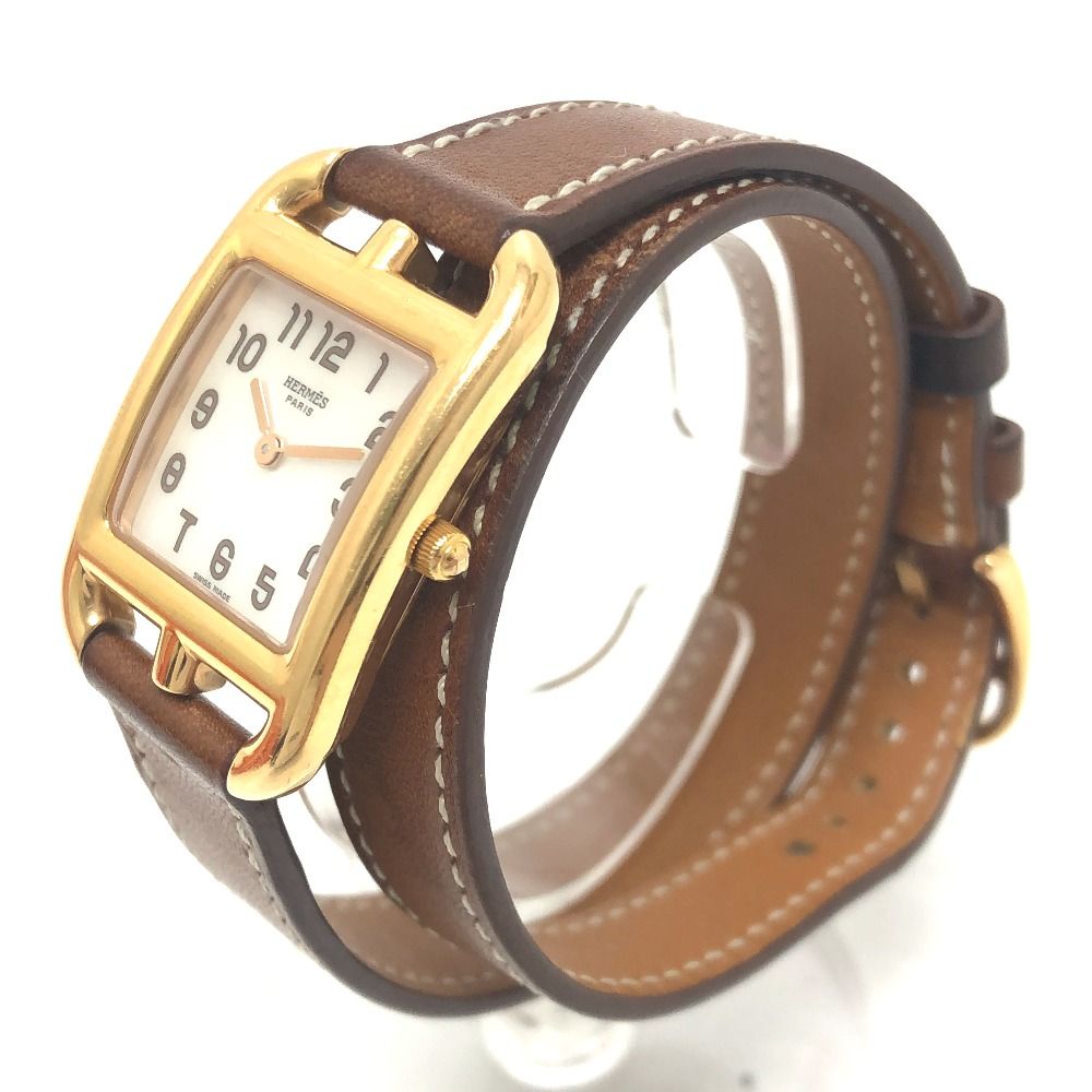 Hermes Watch 18k Pink Gold Cape Cod Double Tour — view 2