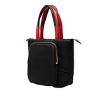 Prada Cago Small 2-Way Shoulder Bag Black Red Nylon — view 2