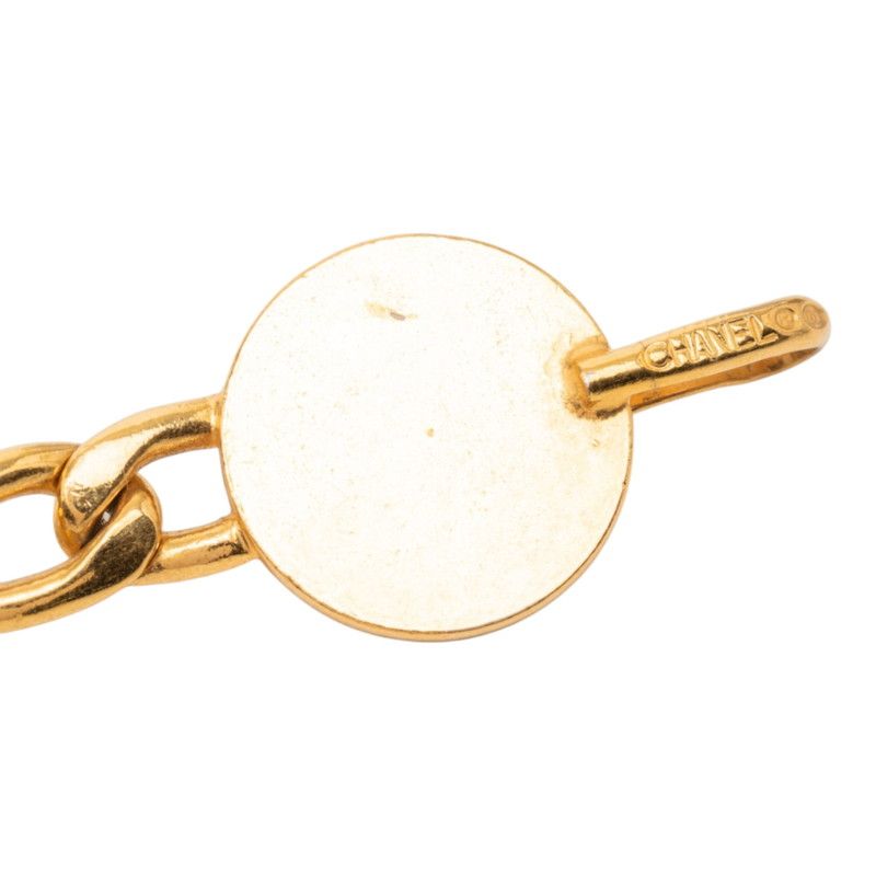 Chanel CC Logo Vintage 6 Chain Belt Gold Plated — view 5