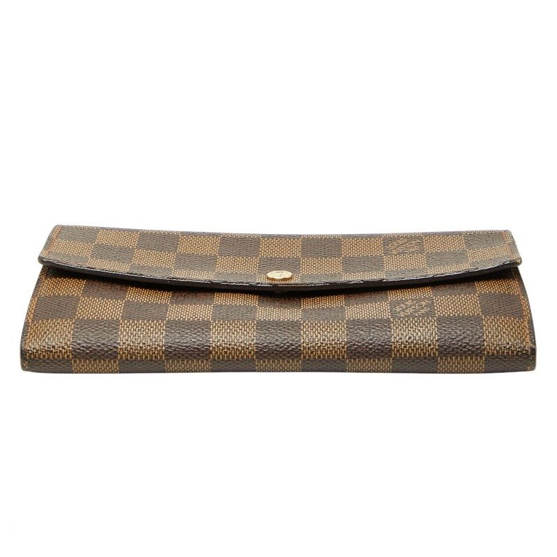 Louis Vuitton Damier Porte-Monnaie Cles Wallet Brown — view 3
