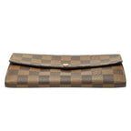 Louis Vuitton Damier Porte-Monnaie Cles Wallet Brown — view 3