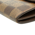 Louis Vuitton Damier Porte-Monnaie Cles Wallet Brown — view 4