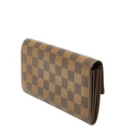 Louis Vuitton Damier Porte-Monnaie Cles Wallet Brown — view 2