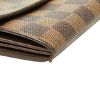 Louis Vuitton Damier Porte-Monnaie Cles Wallet Brown — view 5