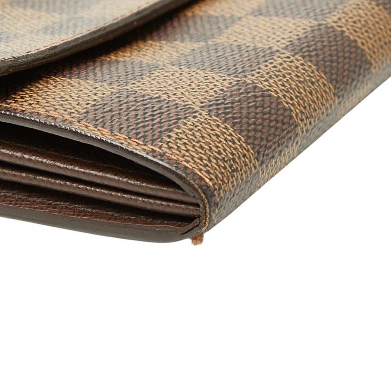 Louis Vuitton Damier Porte-Monnaie Cles Wallet Brown — view 5