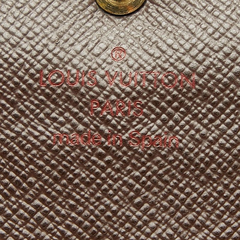 Louis Vuitton Damier Porte-Monnaie Cles Wallet Brown — view 7