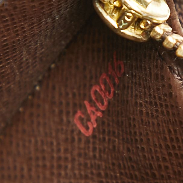 Louis Vuitton Damier Porte-Monnaie Cles Wallet Brown — view 8