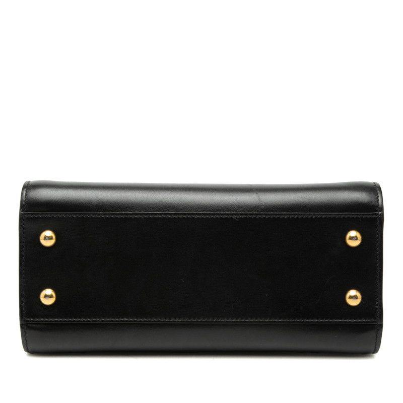 Saint Laurent Baby Cabas 2-Way Shoulder Bag Black Leather — view 3