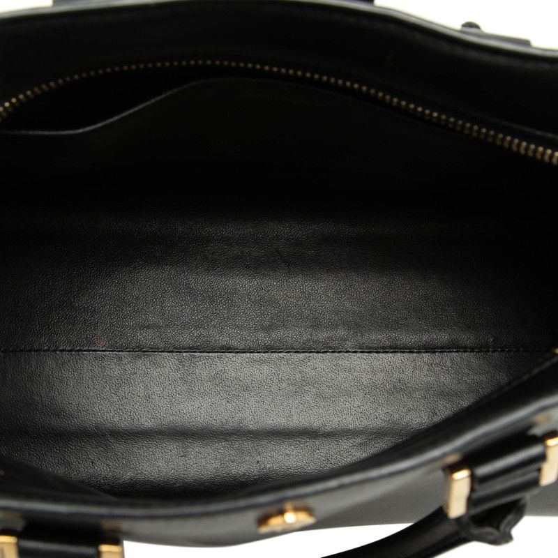 Saint Laurent Baby Cabas 2-Way Shoulder Bag Black Leather — view 4