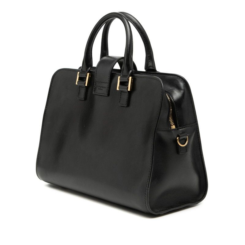 Saint Laurent Baby Cabas 2-Way Shoulder Bag Black Leather — view 2