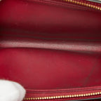 Louis Vuitton Monogram Portefeuille Floral Compact Bifold Wallet Brown Fuchsia — view 9