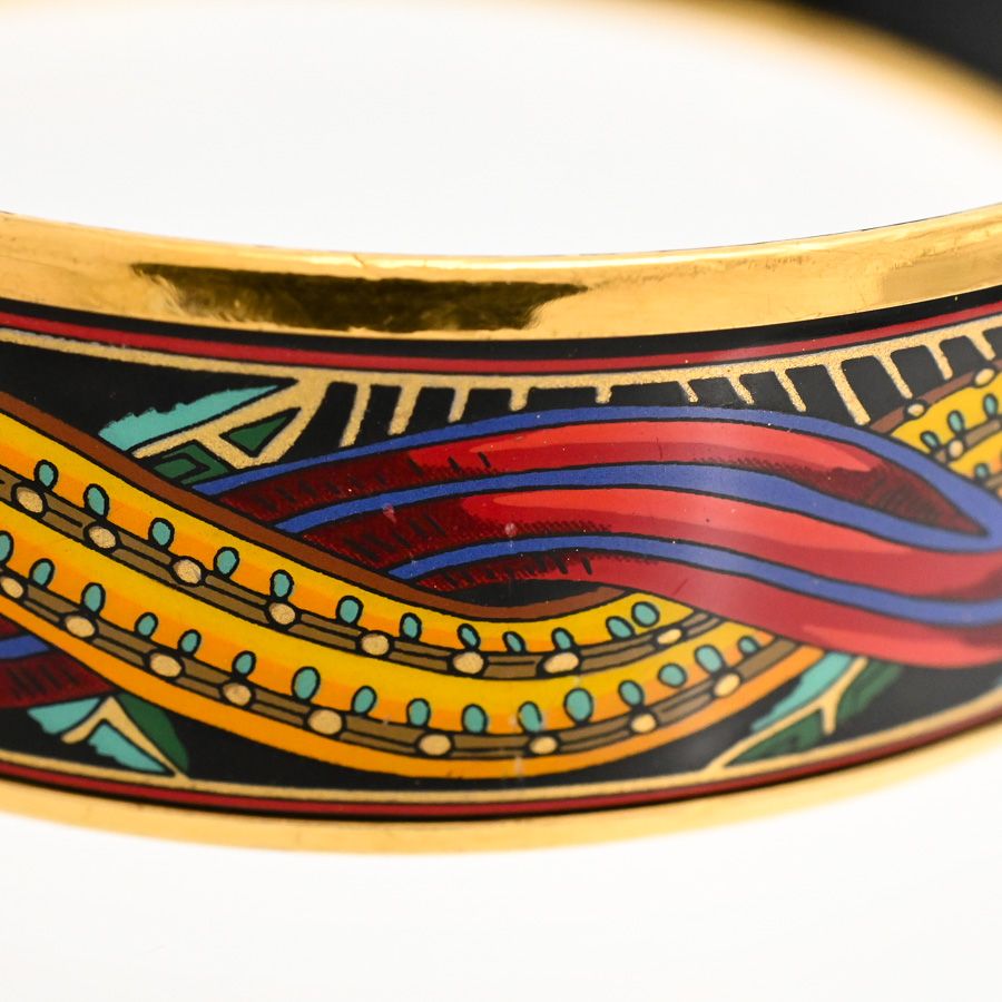 Hermes Bangle Enamel GM Bracelet — view 6