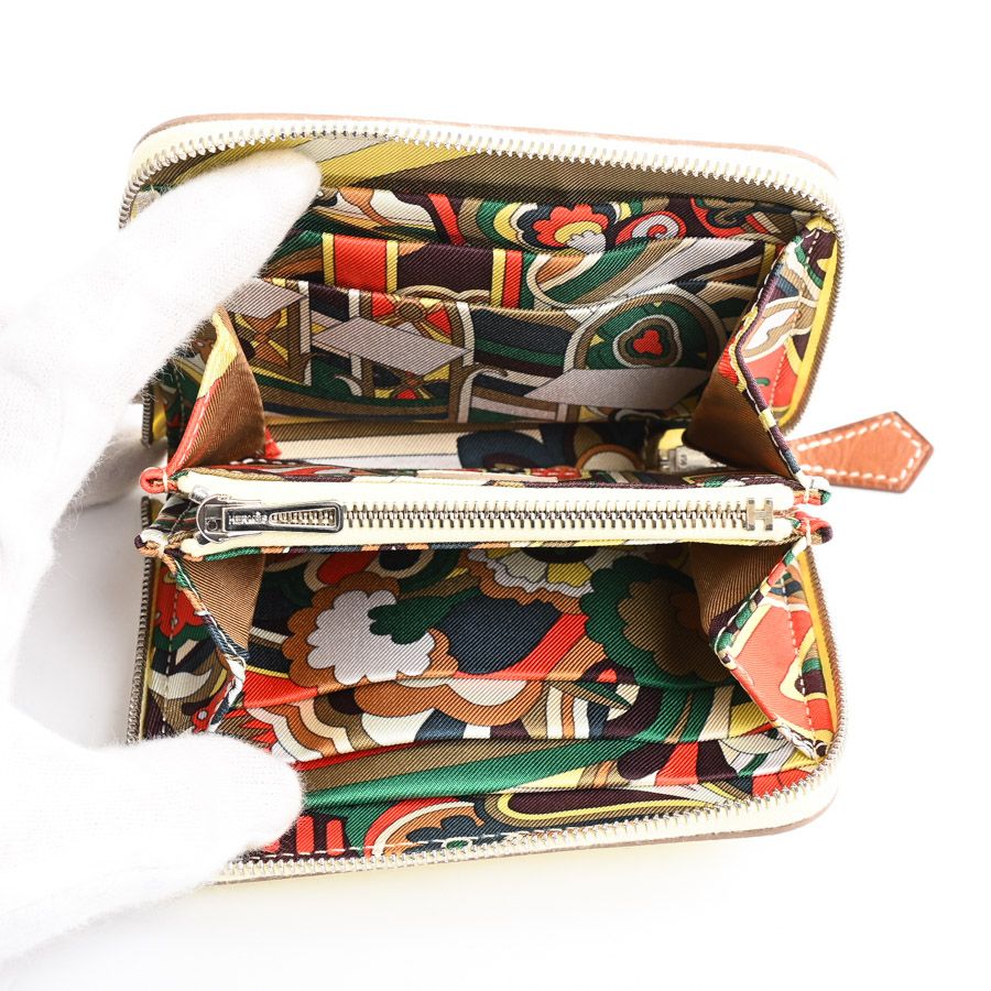 Hermes Compact Wallet Azap Silk — view 4