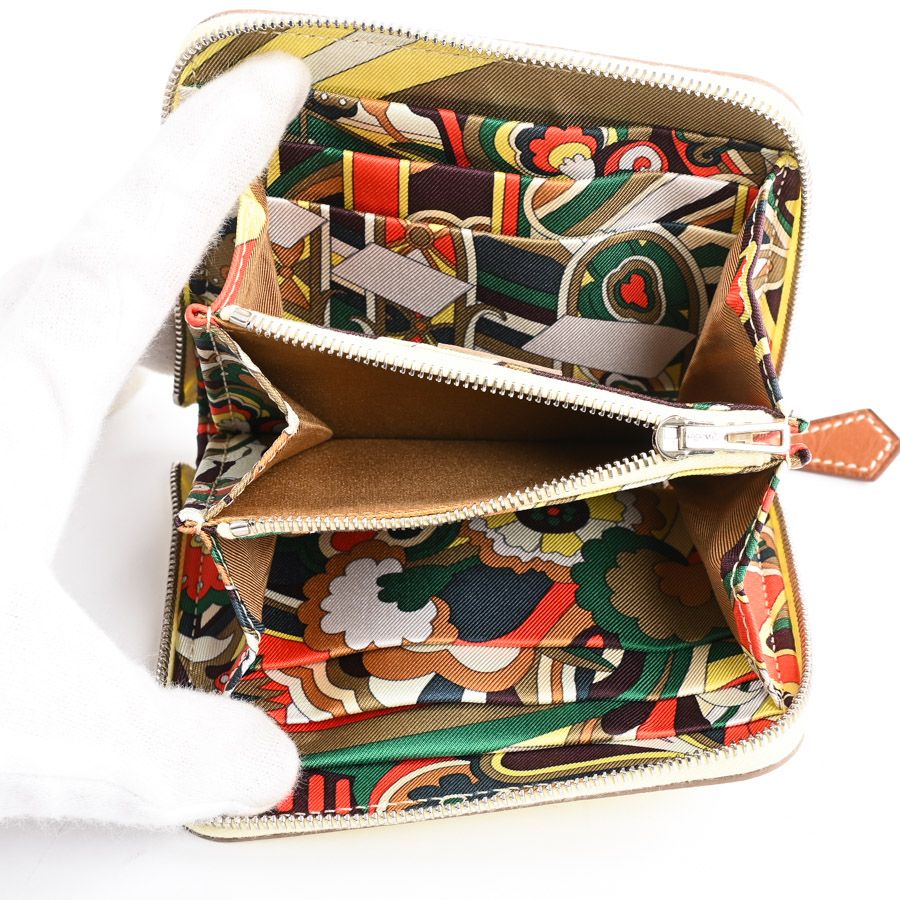 Hermes Compact Wallet Azap Silk — view 5
