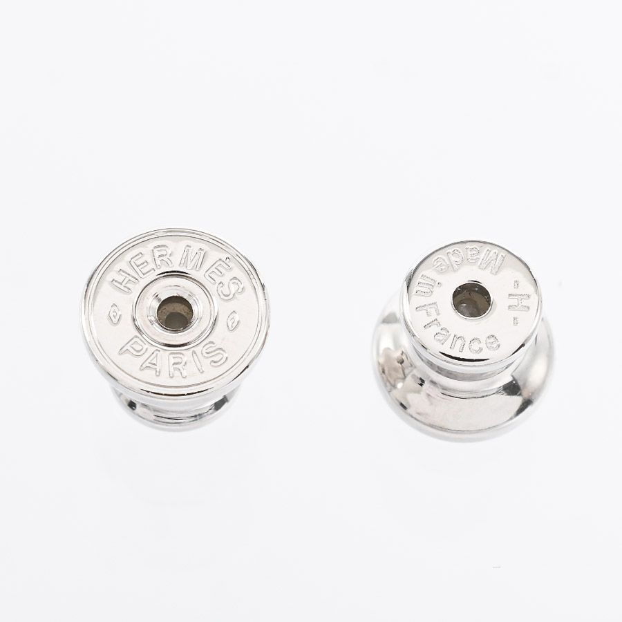 Hermes Earrings Tattasol Silver — view 5