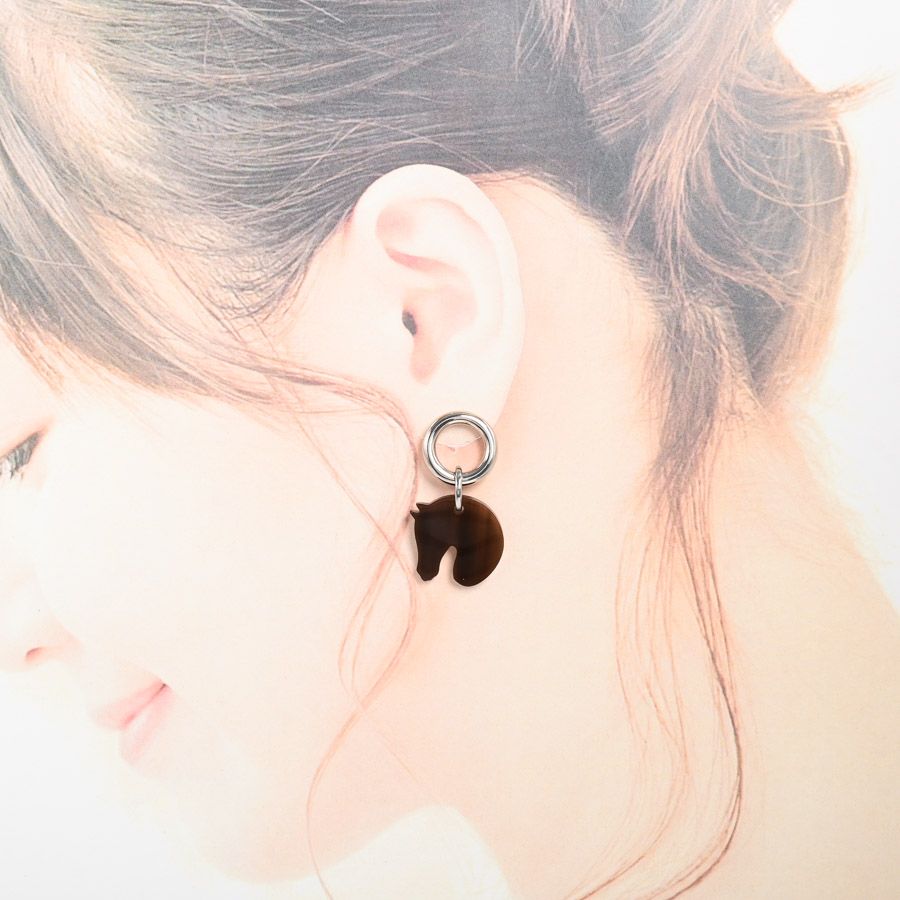 Hermes Earrings Tattasol Silver — view 6