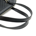 Gucci Micro Guccissima Tote 2-Way Shoulder Bag Crossbody Leather Black Gold — view 6