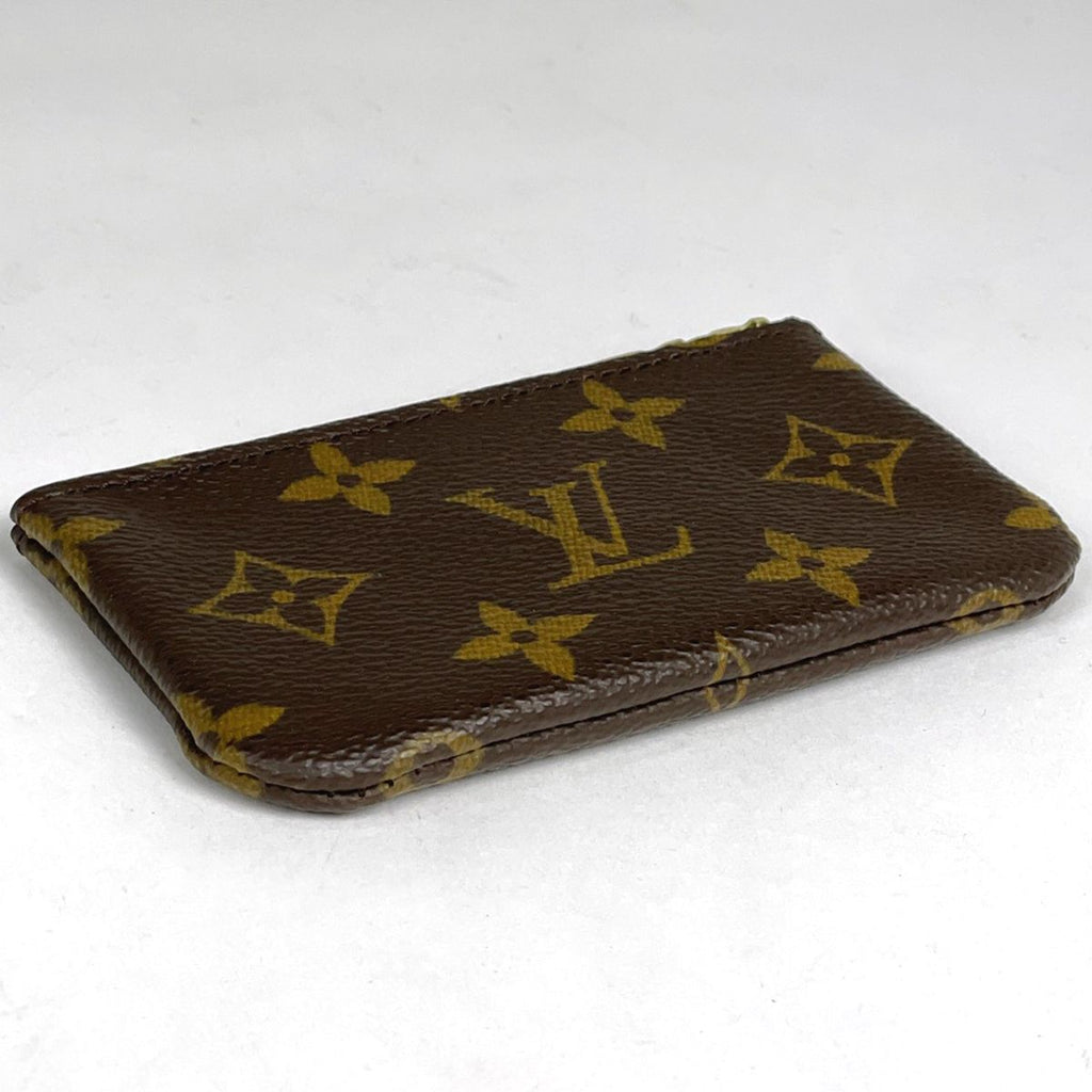 Louis Vuitton Pochette Cles Key Ring Coin Purse Monogram Brown — view 2