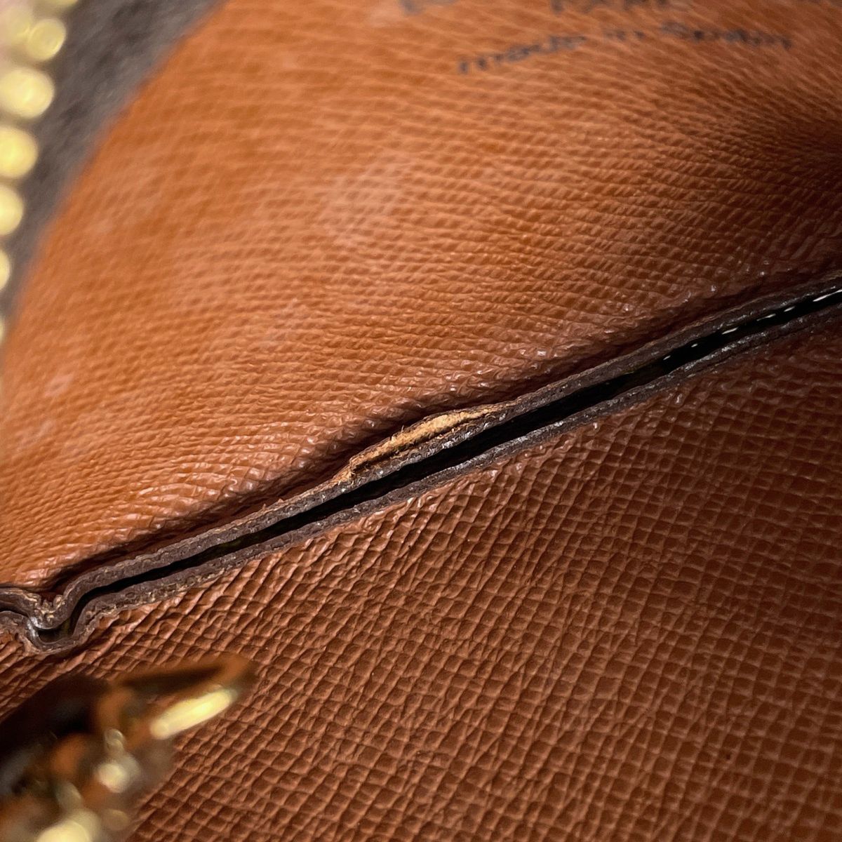 Louis Vuitton Pochette Cles Key Ring Coin Purse Monogram Brown — view 4