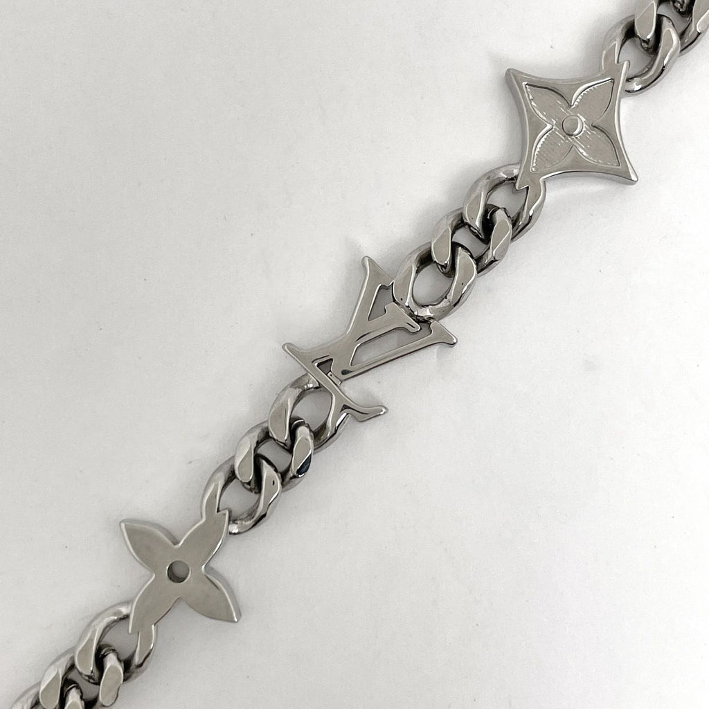 Louis Vuitton Bracelet Monogram Low Metal Silver — view 2