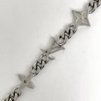 Louis Vuitton Bracelet Monogram Low Metal Silver — view 2