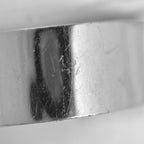 Fendi Ffring Zucca Logo Ring Metal Silver — view 5